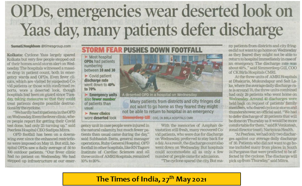 OPDs, emergencies wear deserted look on Yaas day, many patients defer discharge